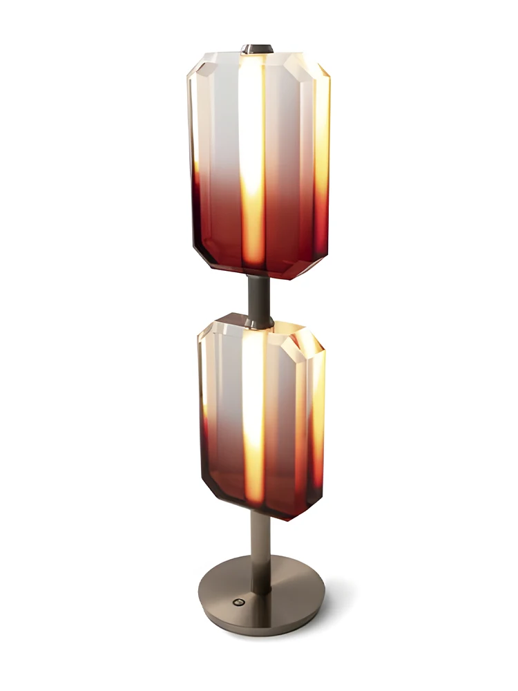 Glass desk lamp living room bedroom art decoration lamp