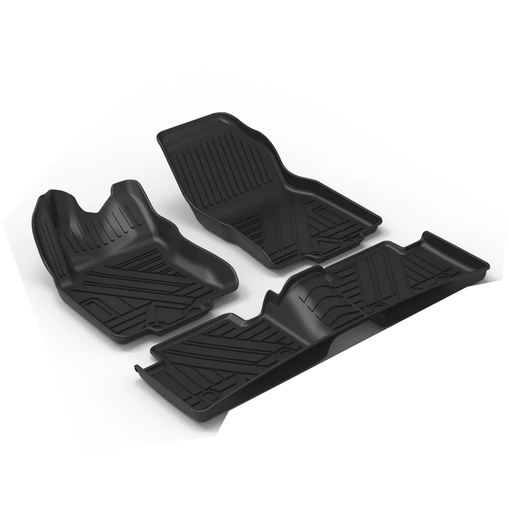 

For Nissan Rogue Floor Mats Specialized TPE Black Heavy Waterproof Car Mats Carpet Auto Accessories Interior Details