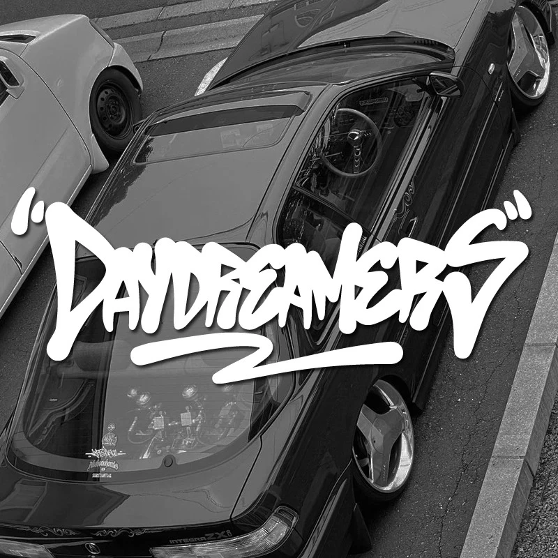 1PC DAY DREAMERS pegatina creativa para coche impermeable para DIY coche camión SUV parabrisas delantero cuerpo lateral maletero motocicleta vinilo calcomanía