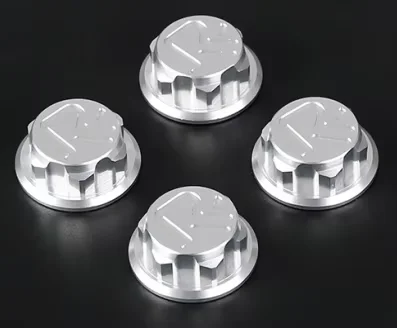 CNC precision machining all metal anti-loose lock nuts for ROVAN KM HPI BAJA 5B 5T 5SC