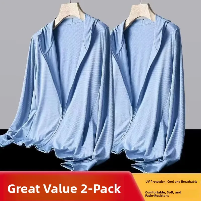 

Quick Dry Ice Silk Women's Outdoor Running Shirt Breathable Mesh Sun Protection Top Summer Fashionable Casual Hooded Coat