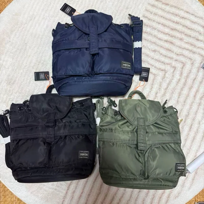 

Porter Tanker Men Women HandbagTote Bag Multi-pocket Backpack Large Capacity Waterproof Lightweight Notebook Bag Shopping Purse