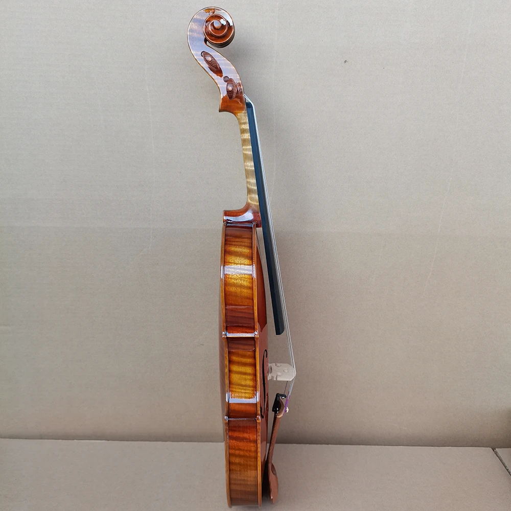 كمان مستوى الأداء من خشب التنوب الأوروبي 4/4 1/2 1/4 طالب ستراديفاريوس آلات موسيقية احترافية شحن مجاني