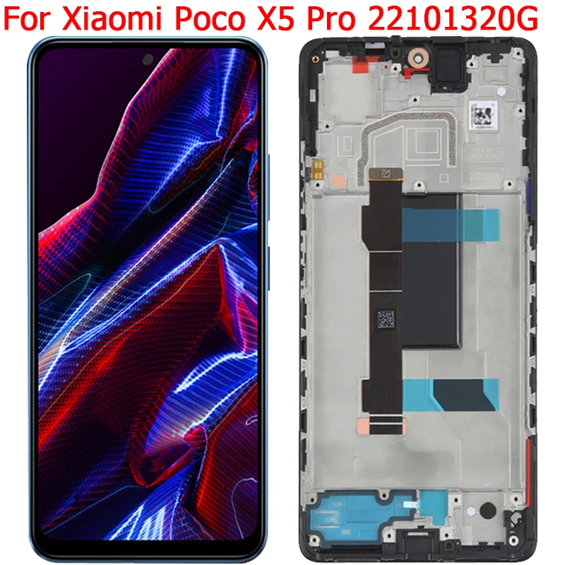 For Xiaomi Poco X5 Pro 5G LCD Screen Display With Frame 6.67\