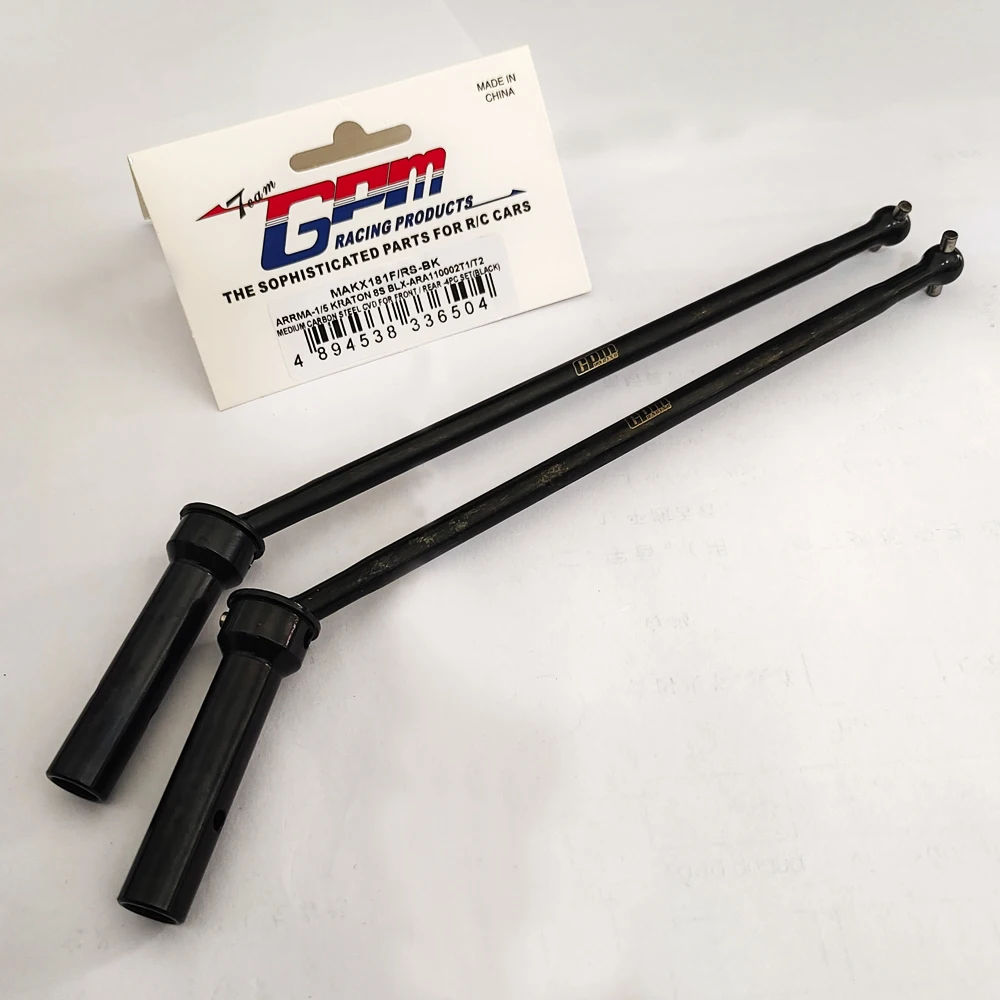 

GPM Metal Steel Front Rear CVD Drive Shaft ARA310926 ARA310932 for ARRMA 1/5 KRATON OUTCAST EXB V2 8S 4WD Monster Truck RC Car