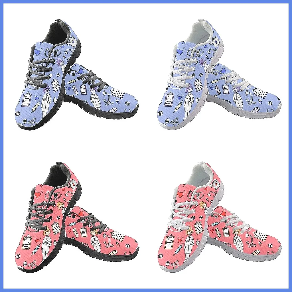 

Cartoon Sketch Print Women's Mesh Sneakers - Lightweight Casual Summer Shoes for Girls (68 Characters)