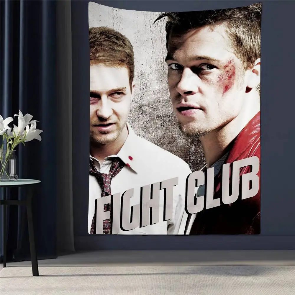 

Classic Fight Club Movie Tapestry Art Printing Art Science Fiction Room Home Decor Wall Art Decor
