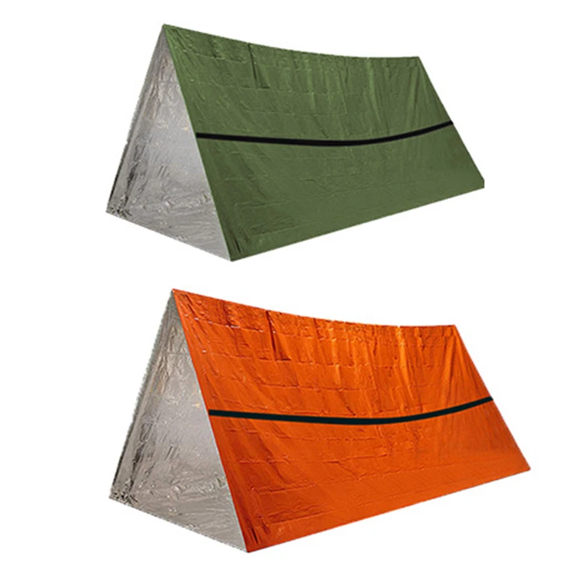 

Waterproof Lightweight Thermal Emergency Sleeping Bag Bivy Sack Survival Blanket Bag CampingHiking, Outdoor Activities Equipment