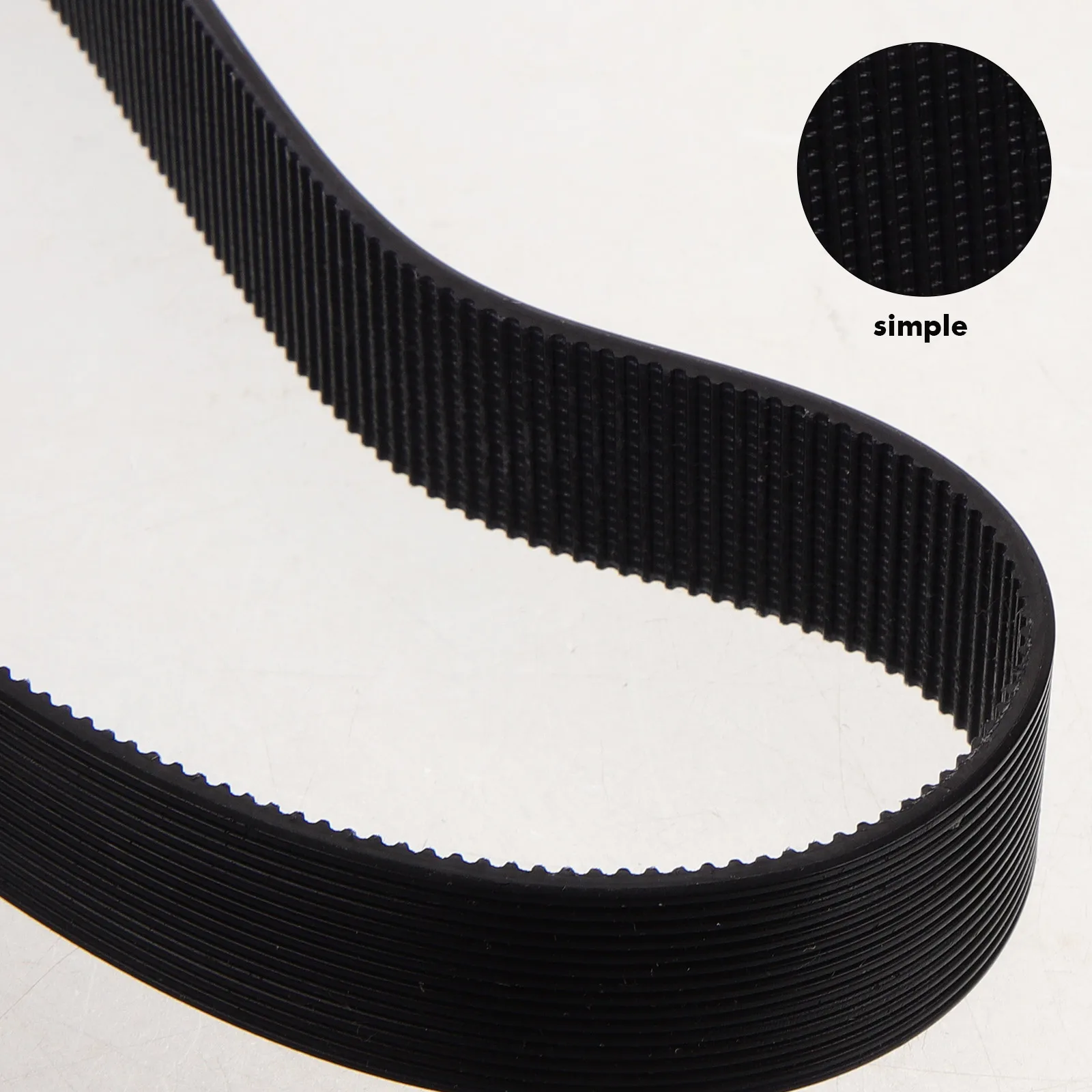 

Machine Belts 255mm Black Rubber Replacement for Cutter Zip Sawing Universal Compatibility Efficient Precise