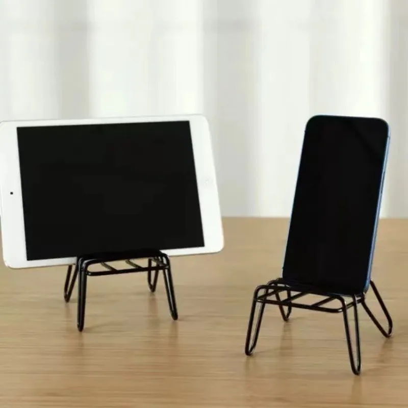 

Сверхмощная металлическая подставка для телефона, держатель для стола, универсальная подставка для планшета для просмотра без помощи рук, минималистичная складная настольная док-станция