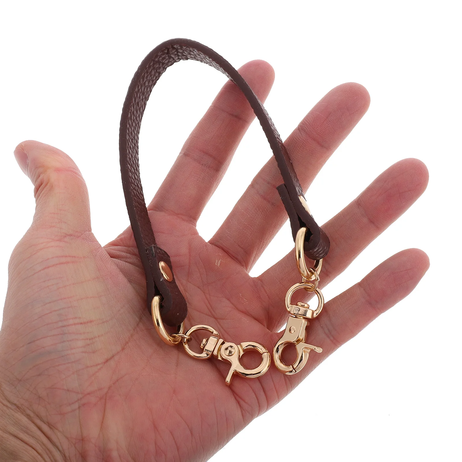 

Short Handbag Handle Strap PU Replacement Purse Strap for Women Shopping Travel Work Tote Shoulder Bag Accessories