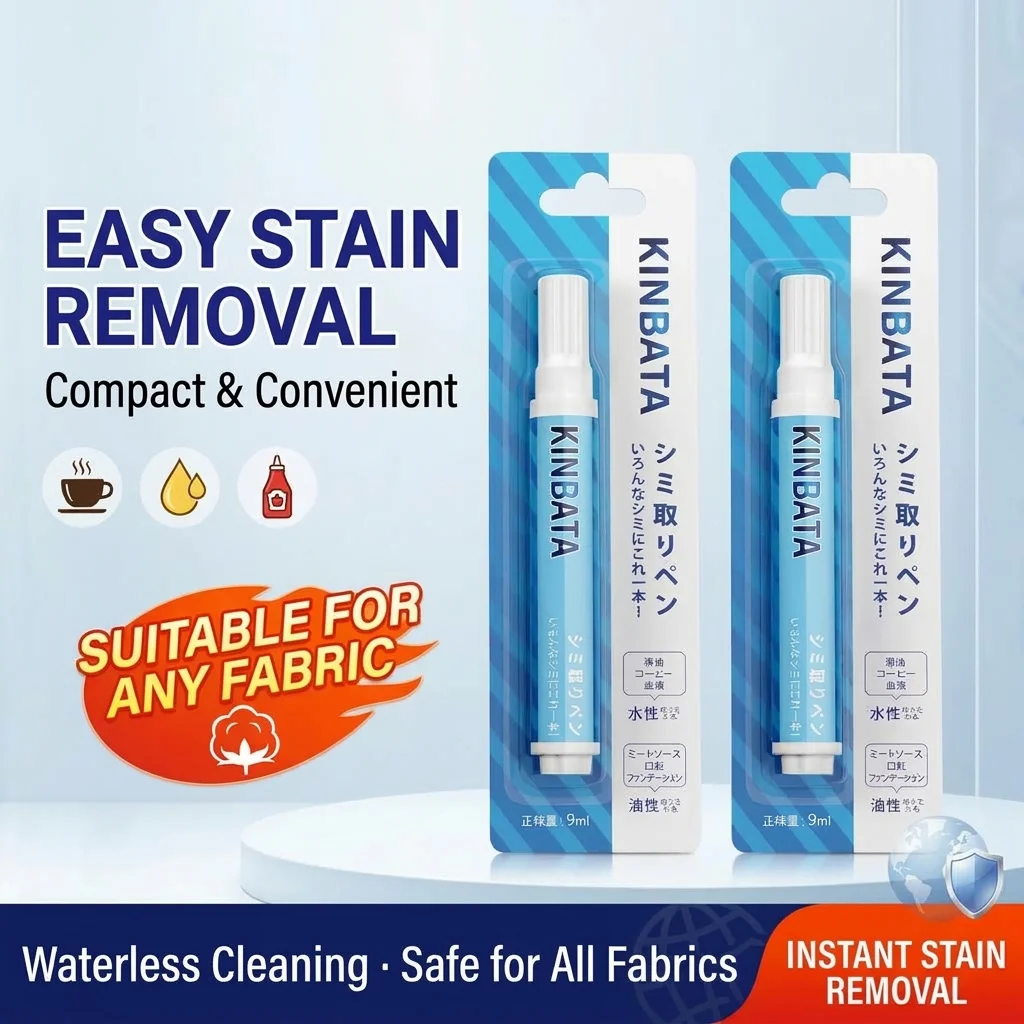 Emergency Clothes Stain Eraser Pen Instant Action Fabric Spot Cleaner Non Toxic Wash Free Travel Portable Detergent Stick