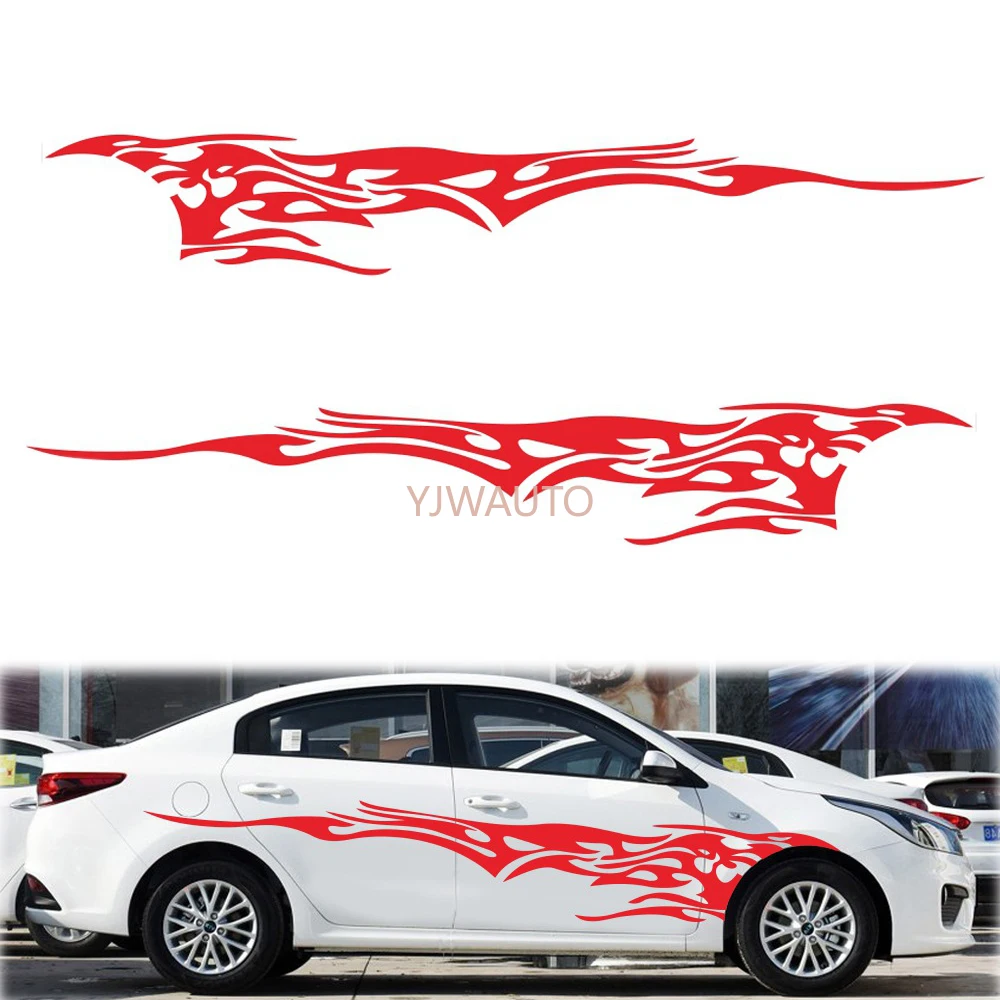 

Flame Totem Car Wrap Sticker Car Body Decal Vinyl Graphic Sticker Modified Scratch Cover Racing Graphic Wrap Decor Stickers