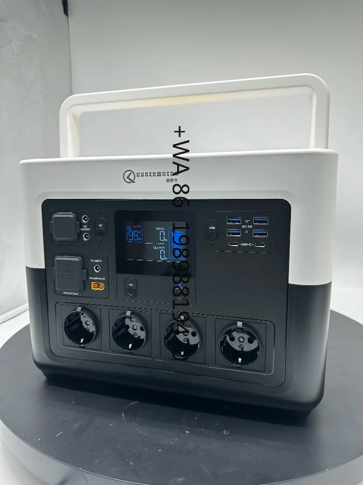 

1000Wh Solar Power 1500W Solar Generator Portable Power Station European Warehouse Home Electric Generator.