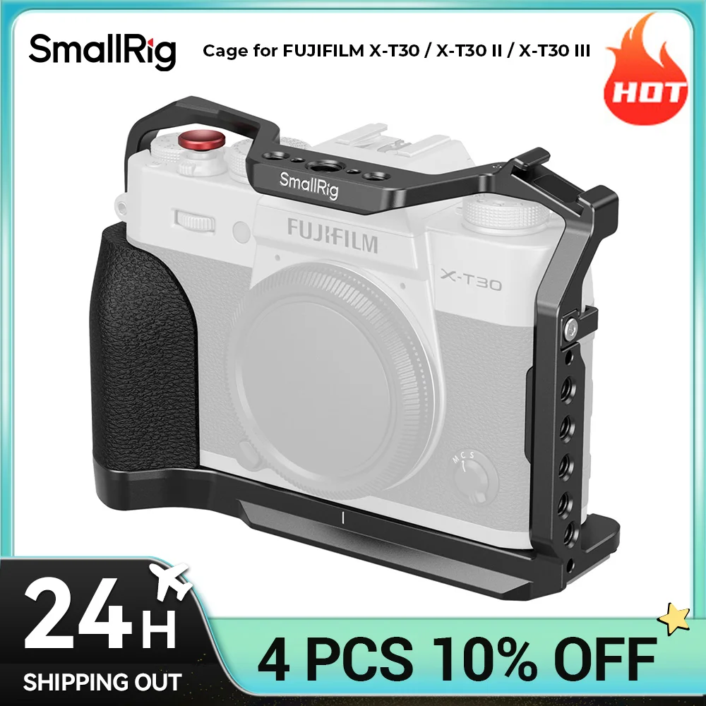 SmallRig X-T30 II / X-T30 III Camera Volledige kooi voor FUJIFILM X-T30 / X-T30 II /X-T30 III met Arca-Swiss Quick Release Plate 5662