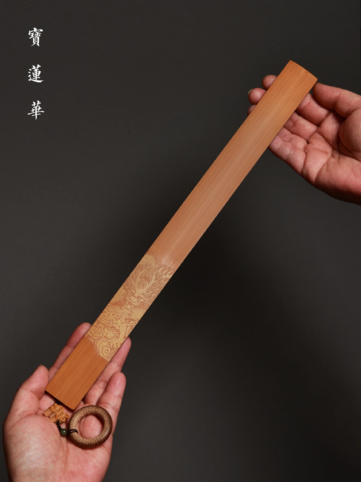 

Hanrted Old Jade Bamboo Carving Tea Play Ornament Desk Top Decoration Scholar's Supplies Bamboo Sculpture een Peel-off