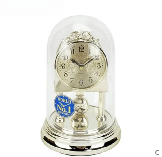 

Desk Clock Office Living Room Desk Clock Twisted Pendulum Clock 4SG888WR18/4RP777 Silent Desk Watch