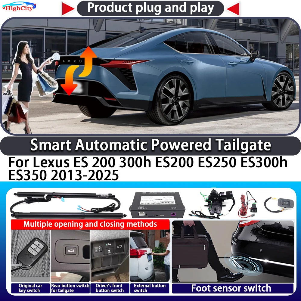 

For Lexus ES 200 300h ES200 ES250 ES300h ES350 2013-2025 OEM Smart Automatic Powered Tailgate Key Trunk Close Kit Power Tailgate