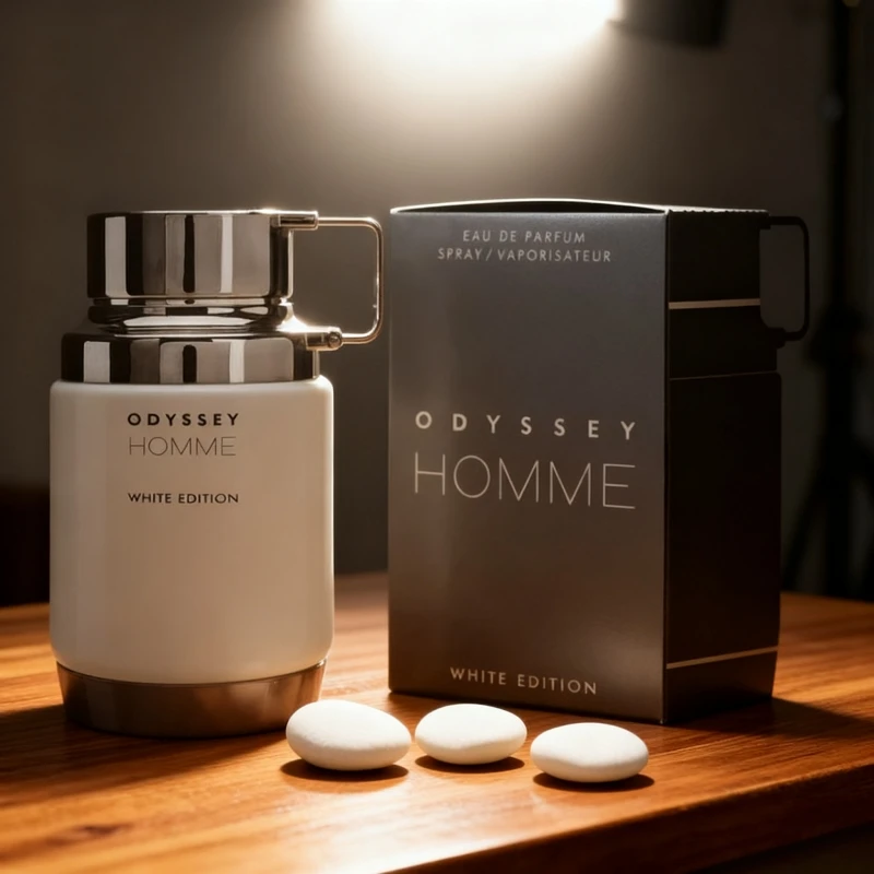 Odyssey Homme White Edition Eau De Parfum Spray للرجال 3.4 أونصة عطر الحمضيات والفانيليا عطر كولونيا