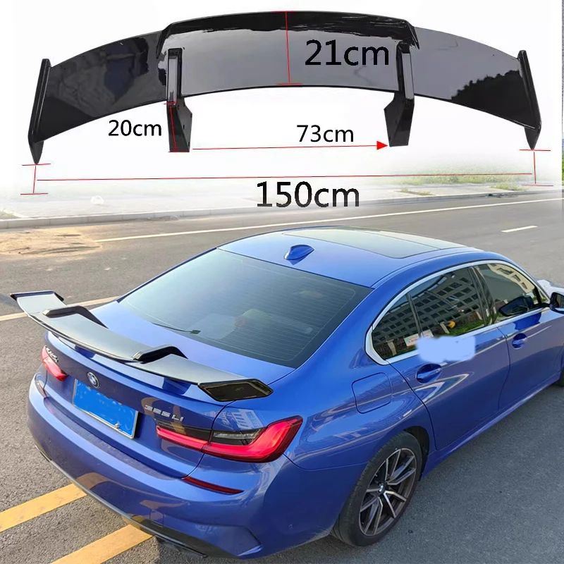 

F82 f87 g80 e92 e90 g82 f90 e46 e82 e60 e93 e89 e63 Rear Spoiler Wing for BMW Universal Tail Fins M Performance Sports gt Style