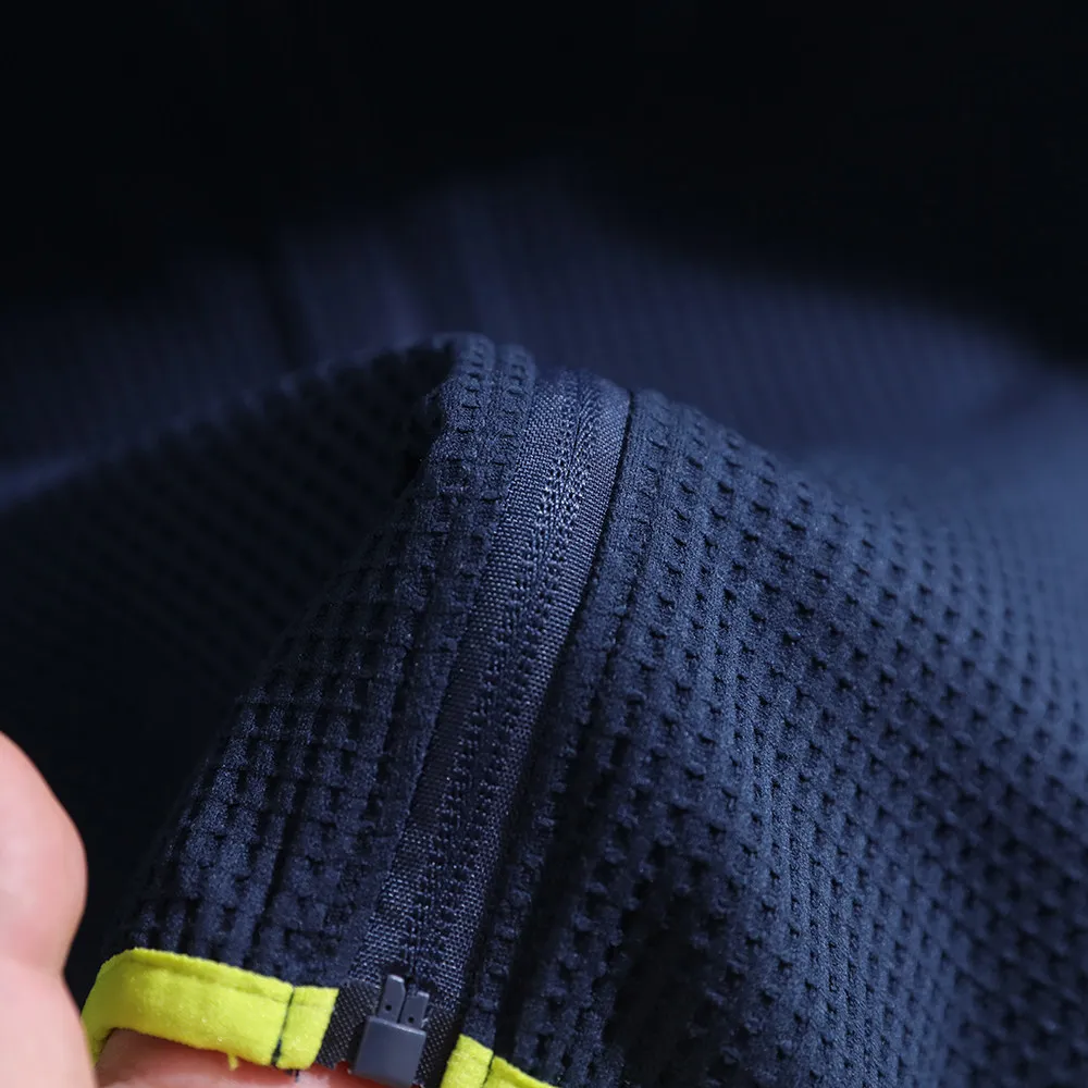 Unisex Outdoor Schnelltrocknende Waffel-Kapuzenjacke - Atmungsaktives & Schweißableitendes Reißverschluss-Oberteil für Frühlings- & Sommerwanderungen – Detail 15