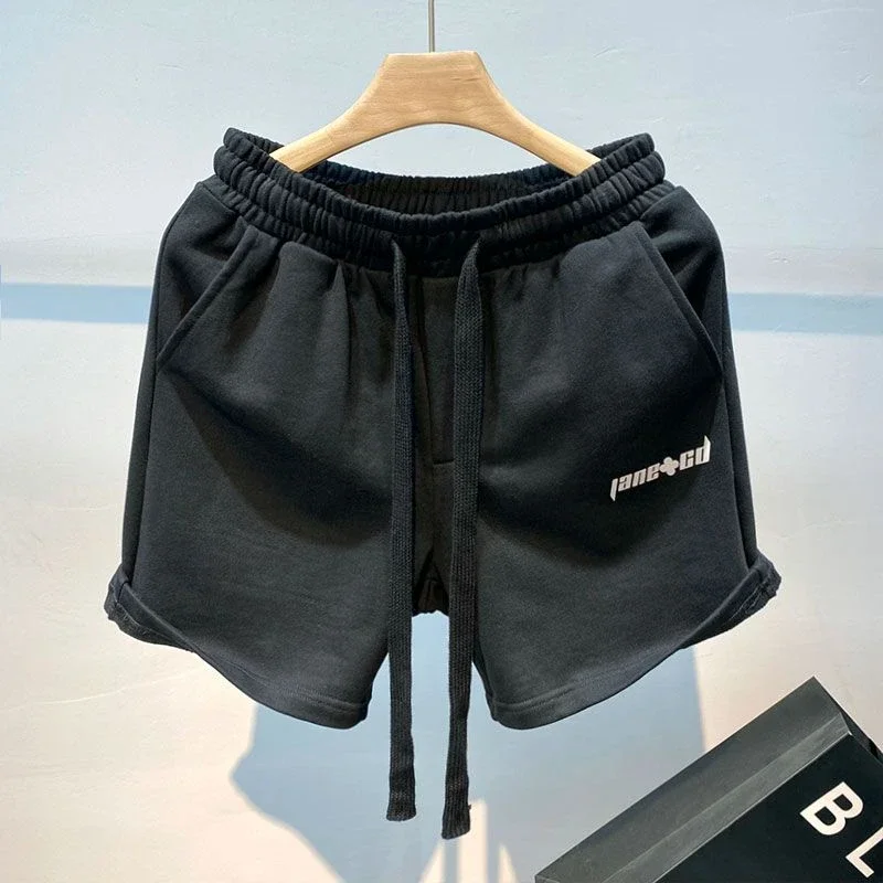 Drawstring Men's Shorts Joggers Basketball Sweat Small Size Novelty In Loose Male Short Pants Elastic Casual Designer Hot Deals