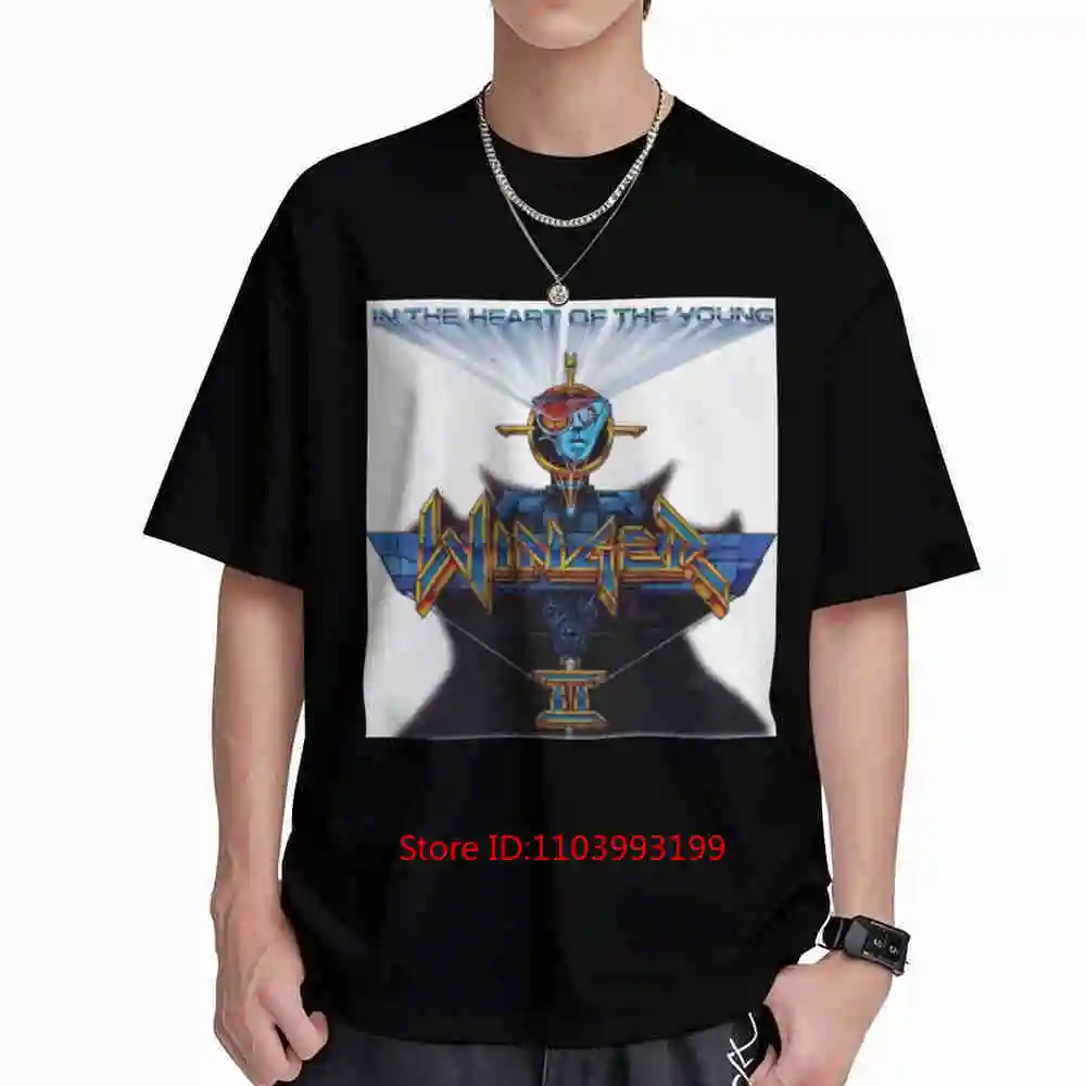 Winger Band Album Short Sleeve Tee 100% Cotton T-Shirt