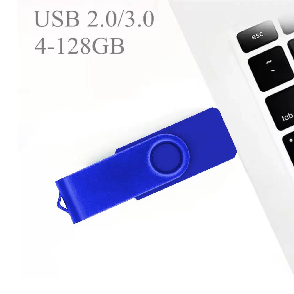 100PCS LOT Free Custom Logo USB Flash Drive 64GB 32GB Wholesale Memory Stick 4GB 8G Black Metal Large Capacity Memory Stick 128G