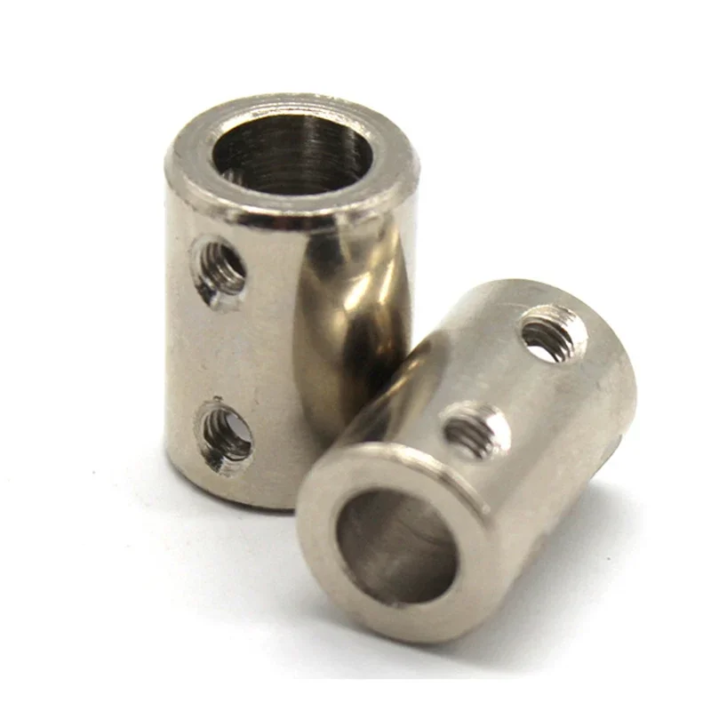 1pcs 3.17mm/4mm/5mm/6mm/8mm/10mm/12mm Rigid Shaft Coupling CNC Motor Shaft Coupler Motor Connector Sleeve #45 Steel Dropshipping