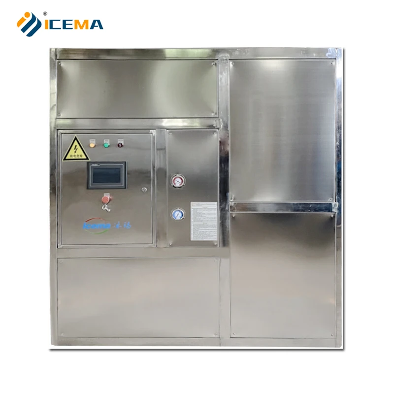 3 Ton Industrial Square Ice Cube Maker Machine | Cube Ice Machine For Fishing & Food Processing