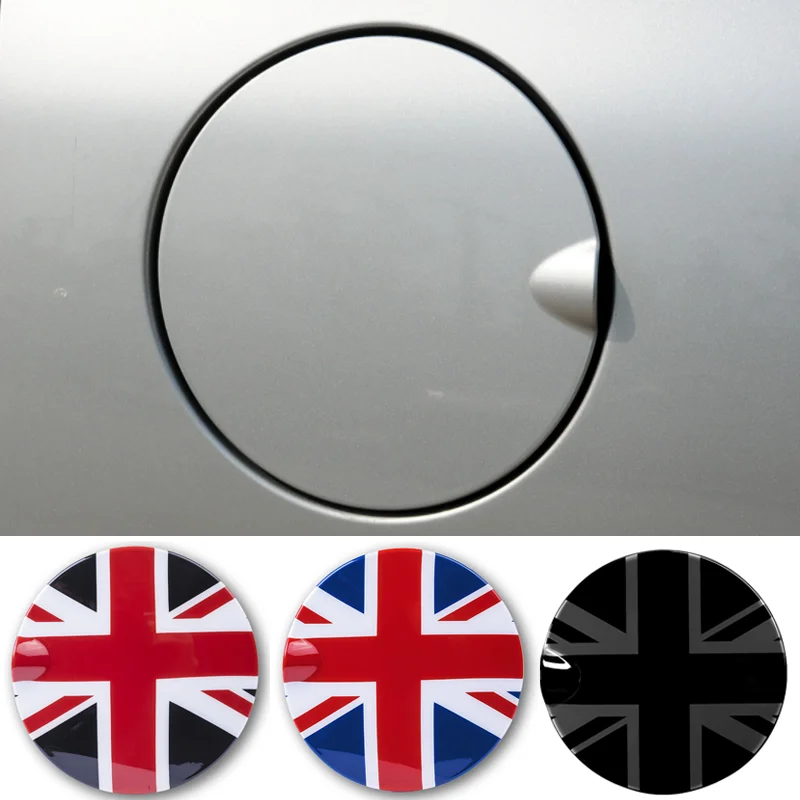 

F55 F56 F57 R50 R52 R53 R55 R56 R57 R58 R59 R60 R61 Union Jack Car Fuel Tank Cap Cover Trim For BMW MINI Cooper S One Exterior