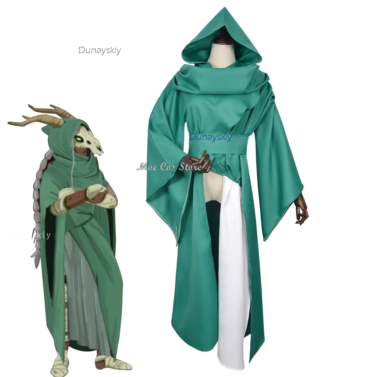 

Game Slay the Spire The Silent Huntress Cosplay Costume Robe Green Outfits Halloween Men Women Outfits Carnival 2026 Roleplay