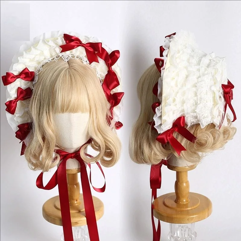 قبعة قش دانتيل لوليتا على الطراز الريفي متعددة الألوان تذكر bnt قبعة من القش على طراز فرنسا #5