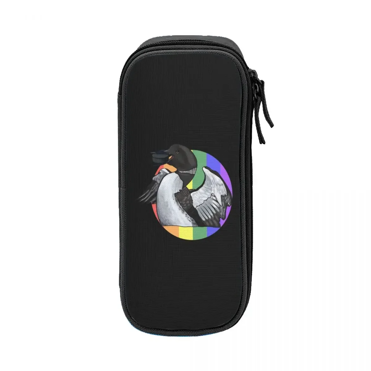 Heated Rivalry Inspired Rainbow Pride Loon Hockey Puck Pencil Case Lovely Pen Holder Bags Student School Supplies  Pencilcases