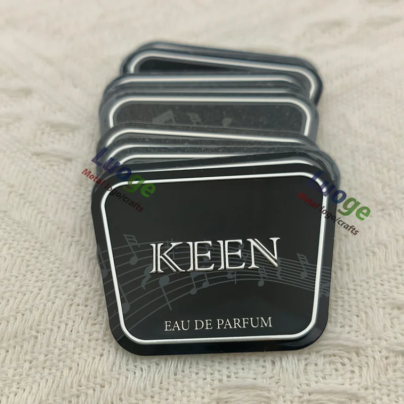 custom.Custom 3D Metal Perfume Stickers Self Adhesive Embossed Printed Aluminum Wine Label Cosmetic Bottle