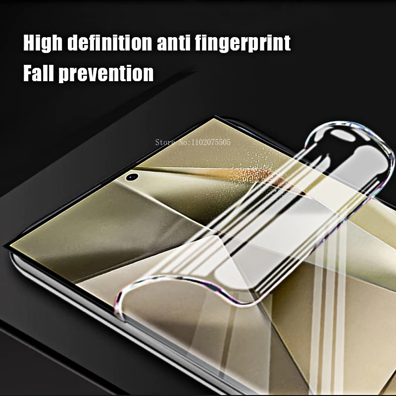 4pcs Hydrogel Film for Samsung Galaxy S24 Ultra S23 FE Screen Protectors Protective Front on S24 S 24 Plus S23fe No Glass