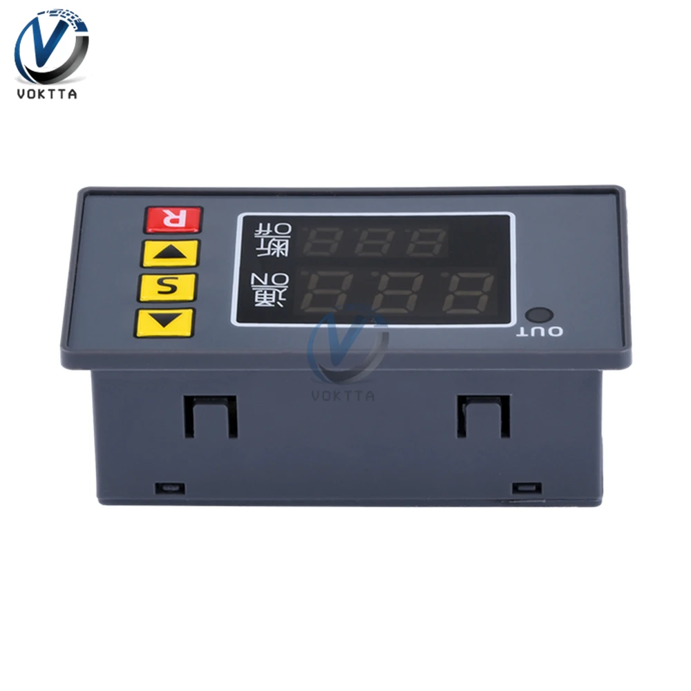T3230 T3231 Relè temporizzato digitale AC 110V 220V DC 12/24V Interruttore di controllo timer ciclo Relè temporizzato regolabile Interruttore di ritardo temporale
