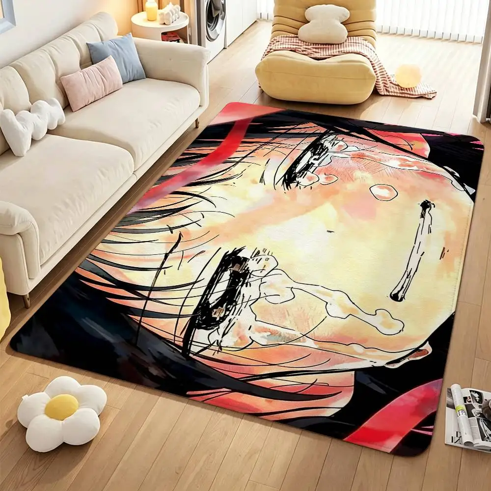 T-Takopii no Genzai Shizuka and Marina Anti‑Slip Floor Mat Short Plush Rug mat Soft Comfortable Machine Washable Home Decor