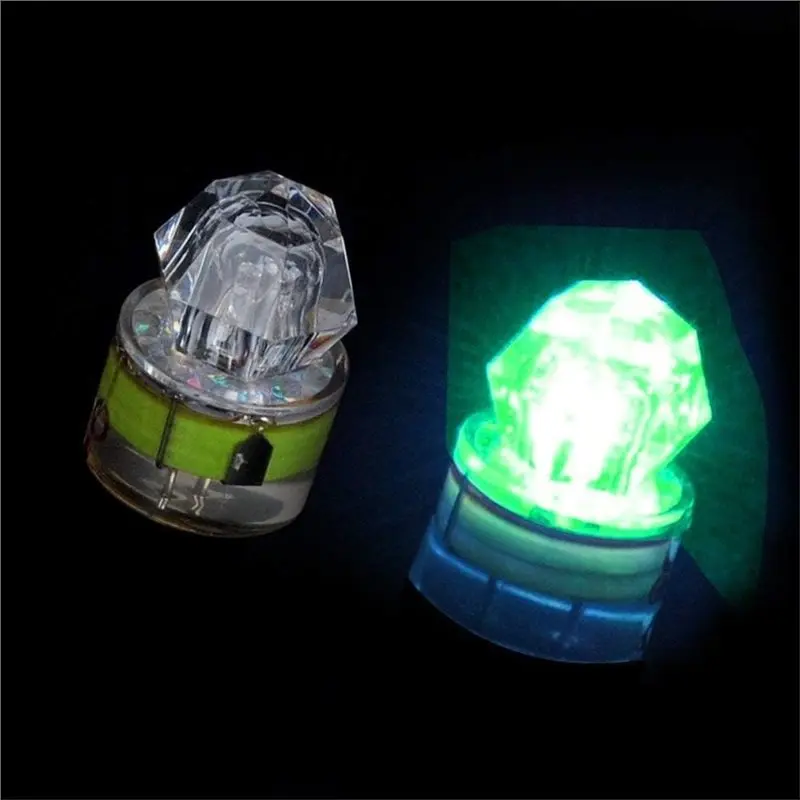 A25F-10Pcs Fishing Gear Fish Attractors Underwater Fishing Light Night Fishing Gear