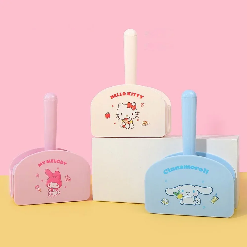 MINISO Sanrio My Melody Hello Kitty Cartoon Pet Hair Remover Sticker Tear-off Roller Dust Sticker Carpet Bed Sofa Duster