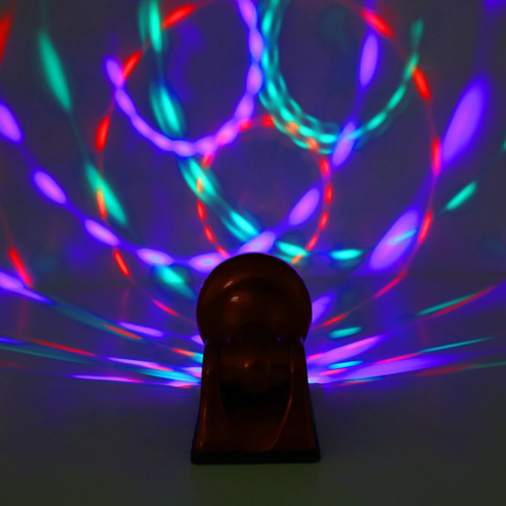 Disco Ball RGB DJ Strobe Light Rechargable Protable Voice Activated Solar Energy Rotating Stage Party Lights Magic Lamp Lighting