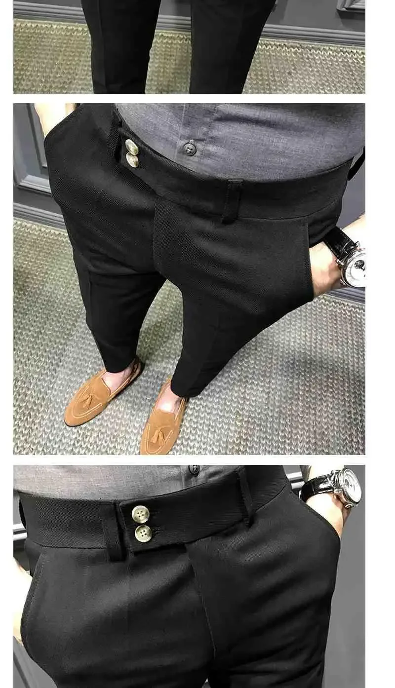 2026 Neue Frühling-Herbst Mode Herren Business-Hosen Männliche Lässige Gerade Hosen S31 Herren Anzughosen – Detail 14