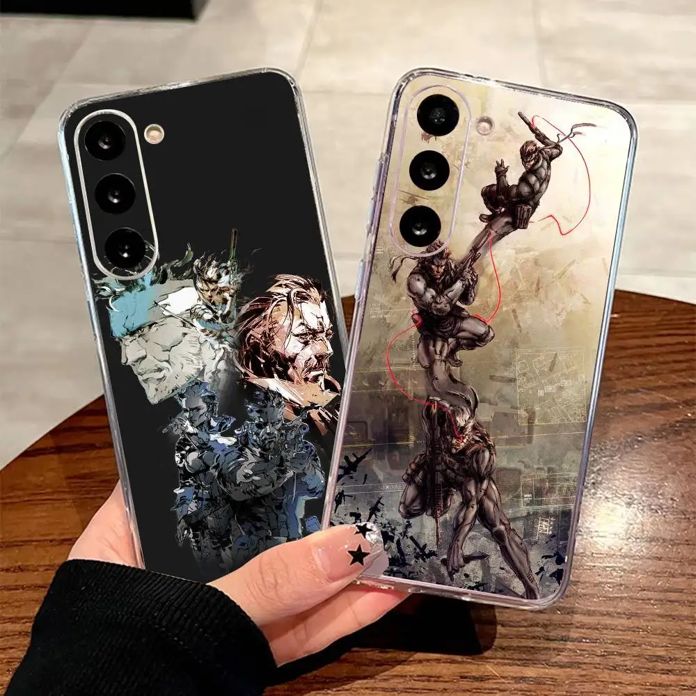 Game M-Metal Gear Solid   Phone Case For Samsung A05 A54 A34 A24 A14 Cover Transparent Silicone Phone Cover