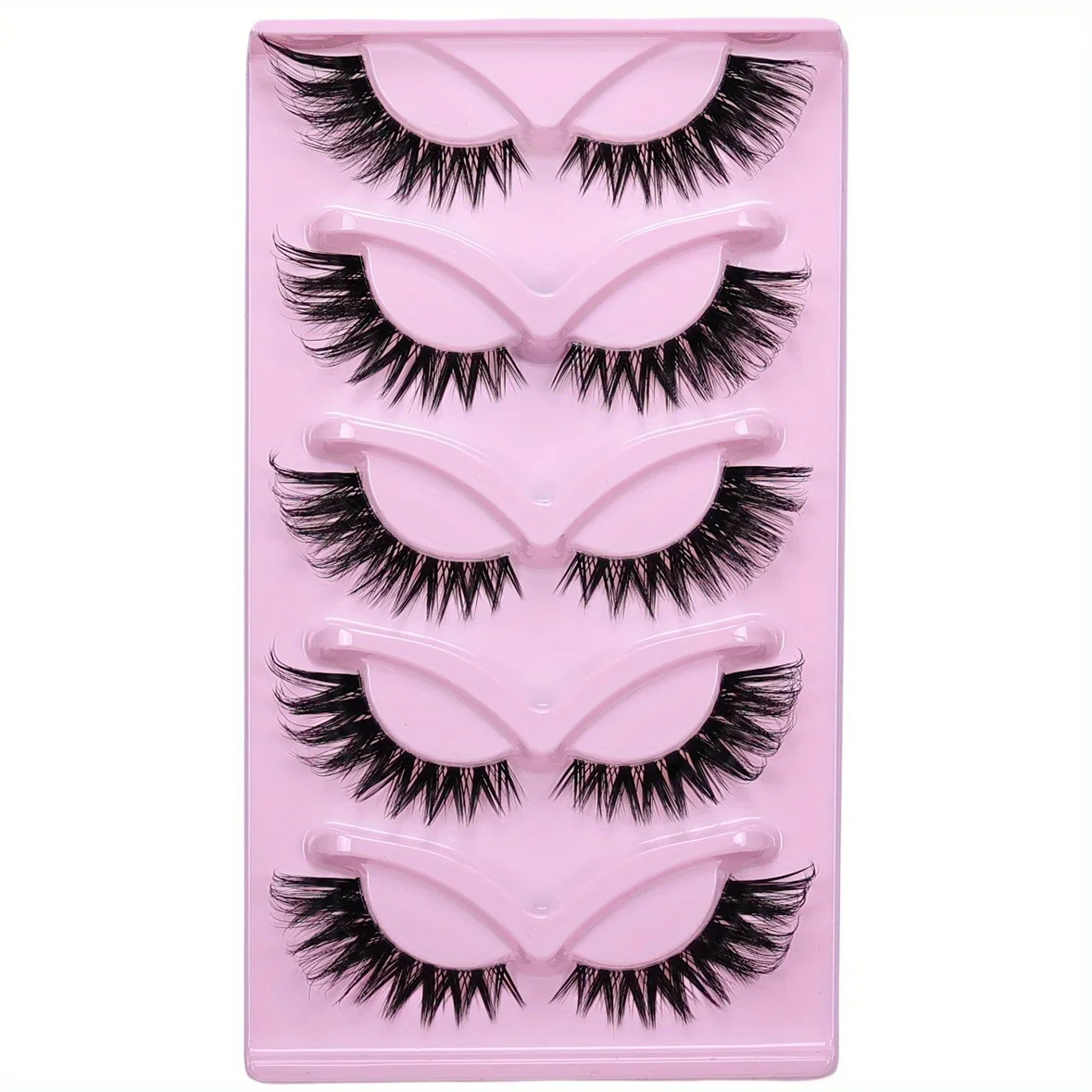 30 Paar Katzenaugen-Wimpern, künstliche Wimpern, natürliche lange Manga-Wimpern, geflügeltes Ende, verlängerte Wimpern, künstliche Wimpern, Make-up