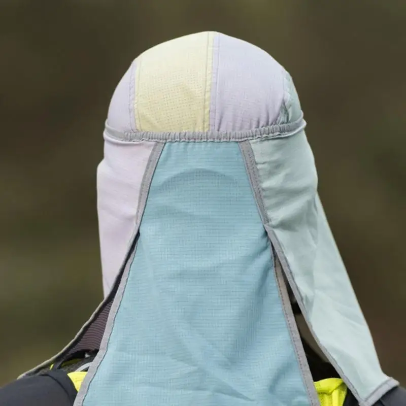 39BD Sonnenhut mit Nackenklappe, verstellbarer, modischer Sporthut mit Nackenschutz – Detail 7