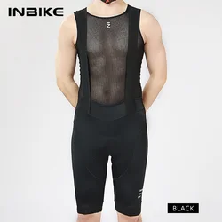 INBIKE Men Cycling Shorts Professional Bicycle Bib Pants Tights Man with 3D Padded Road Bike Mountain Pants Men Cycling Clothing