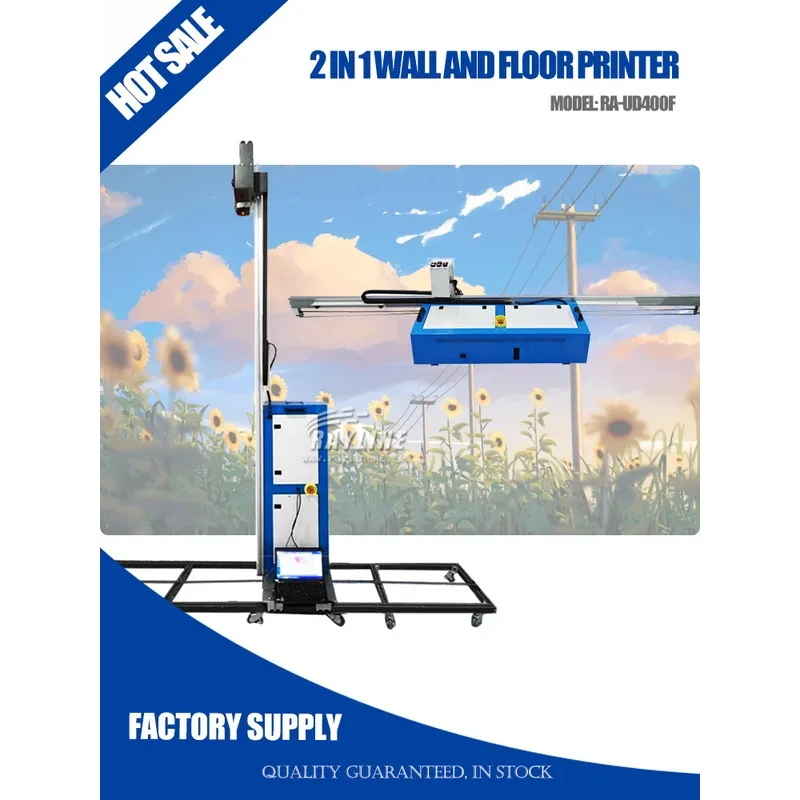 

Прямая продажа, принтер для украшения стен, интегрированная машина для парковки пола и стен, 3D 4D 5D УФ вертикальный настенный струйный принтер