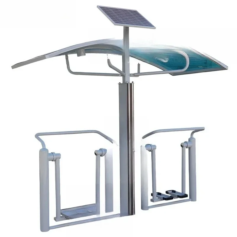 Outdoor Smart Second Generation Fitness Path Park Community Square Solar Sports Fitness Equipment Double Walking Machine