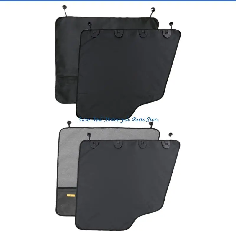 

P9FD 2 шт. крышка двери автомобиля для собак для автомобилей, грузовиков и внедорожников, защита двери автомобиля, защитная