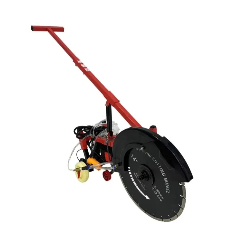 Portable 220 V high power electric road slotting machine, concrete cutting machine 3000w with mounting bracket
